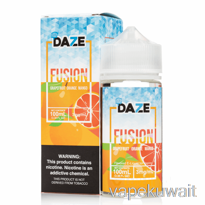 الجريب فروت والمانجو والبرتقال المثلج - 7 داز فيوجن - 100 مل 6 ملغ نظام جراب Vape